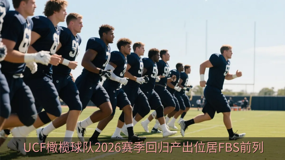 UCF橄榄球队2026赛季回归产出位居FBS前列