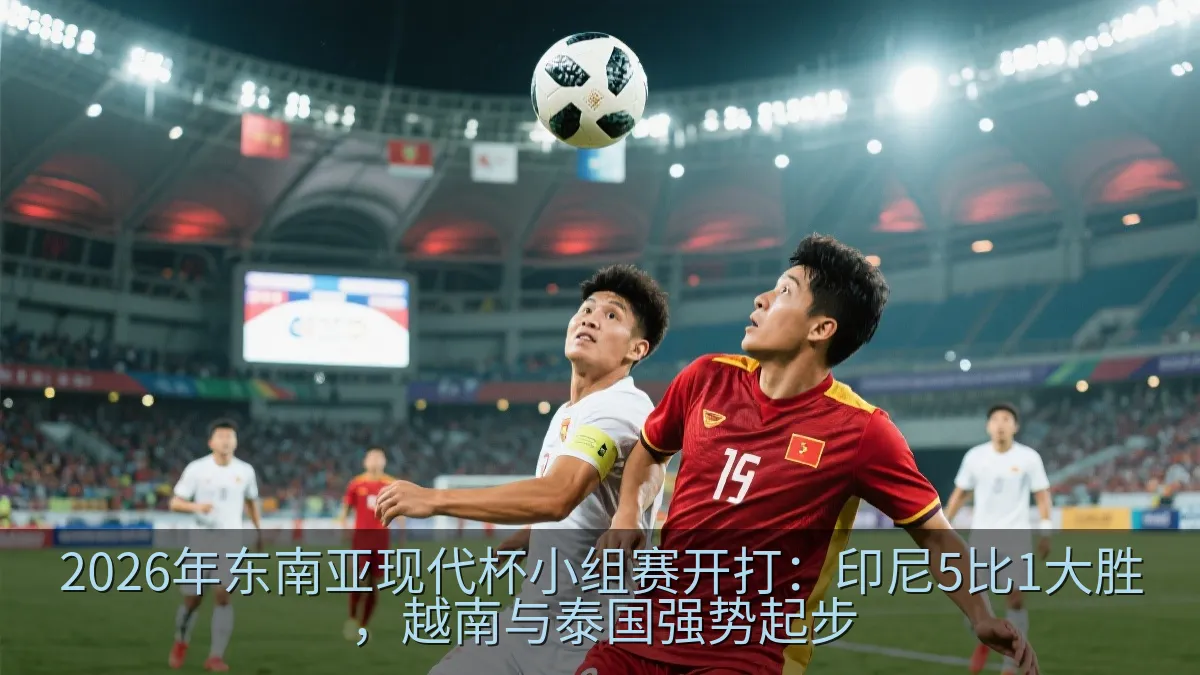 2026年东南亚现代杯小组赛开打：印尼5比1大胜，越南与泰国强势起步